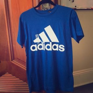 A blue Adidas T-Shirt